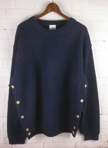 MFW23923 BAMBOO SHOOTS バンブーシュート マウンテンリサーチ HIKING SWEATER ハイキングセーター M210303 X-LARGE 未使用 ネイビー