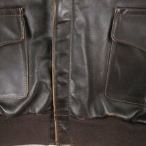 FJ23886 EASTMAN LEATHER イーストマンレザー A-2 フライトジャケット 38_画像6