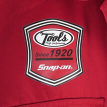 YP17996 snap-on スナップオン オールインワン つなぎ レッド×ブラック LL 未使用_画像6