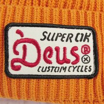 MFO16556 DeusExMachina デウスエクスマキナ OKAY BEANIE オーケー ビーニー ニットキャップ 帽子 DMP97791 未使用（クリックポスト可）_画像8