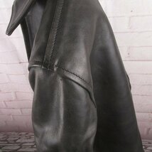 MFJ23909 AERO LEATHER エアロレザー ヘラクレス ホースハイド レザージャケット 40 ブラック_画像9