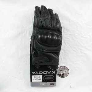 MFO16580 KADOYA カドヤ ナックルガード付きパンチンググロープ 手袋 NKG-SP2 ブラック L 未使用