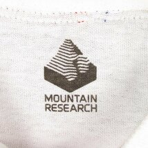 MAT8097 Mountain Research マウンテンリサーチ A.M. Hoody L/S MTR-2854 フード付き 長袖 Tシャツ ホワイト XL_画像3
