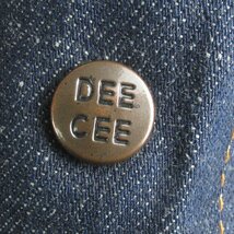 LFJ23852 ビンテージ 1970's DEE CEE ライナー付き デニムジャケット 36 デッドストック_画像9