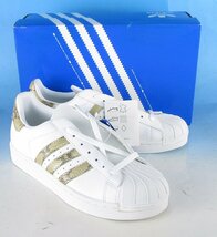 YF15651 adidas アディダス SUPERSTAR SNAKE スパースター スネーク 2002年製 672723 スニーカー US 8 1/2 /26.5cm 未使用_画像1