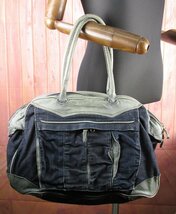 MYO16622 nonnative×hobo ノンネイティブ×ホーボー デニム ボストンバッグ カバン インディゴ_画像1