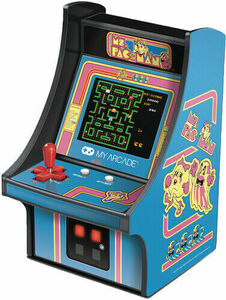  free shipping MY ARCADE MS. Pac-Man pack man portable retro arcade 6 -inch 