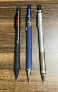 ぺんてる Pentel パイロット PILOT 三菱 MITSUBISHI 製図用シャープペンシル　詰め合わせ　SMASH 0.3 H-1094 Hi-uni 2050 銀 3本セット