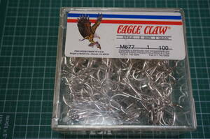 貴重 NEW EAGLE CLAW M６７７ １ TREBLE HOOK 100本 NIB for HEDDON(へドン) MEGABASS(メガバス)Thin Fin STORM DEPS(デプス)