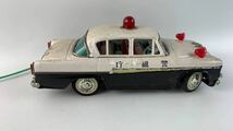 【結】ブリキ パトカー 警視庁 BANDAI バンダイ ラジコン 昭和30年代 1955-1959 昭和レトロ 玩具 おもちゃ ジャンク品 骨董品 古美術_画像2