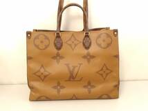 【美品】LOUIS VUITTON ルイヴィトン モノグラムジャイアント リバース オンザゴー GM M44576 2WAYバッグ/約32×41×16cm/01YZ021301-10_画像3