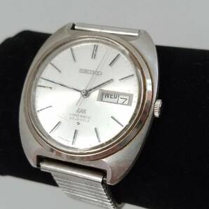 SEIKO セイコー LM ロードマチック 5606-8020 デイデイト 23石 自動巻き腕時計/作動中/リストウォッチ/ラウンド/シルバー文字盤/04KO022702の画像2