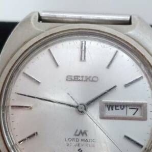 SEIKO セイコー LM ロードマチック 5606-8020 デイデイト 23石 自動巻き腕時計/作動中/リストウォッチ/ラウンド/シルバー文字盤/04KO022702の画像3