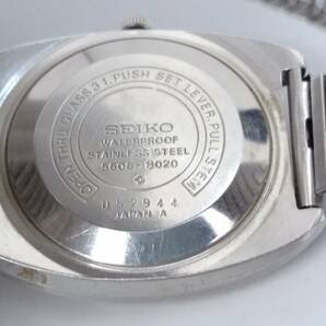 SEIKO セイコー LM ロードマチック 5606-8020 デイデイト 23石 自動巻き腕時計/作動中/リストウォッチ/ラウンド/シルバー文字盤/04KO022702の画像10