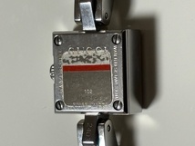  グッチ GUCCI 102 クオーツ Gミニ 黒文字盤 SS×SS レディース 腕時計 　美品_画像4