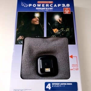 POWER CAP 充電式ヘッドライト付ビーニー