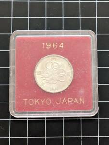 東京オリンピック 百円銀貨 ケース付き 100円 昭和39年 TOKYO 1964 シルバー Silver 同梱可 911