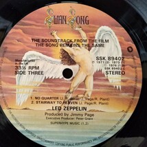 LED ZEPPELIN. THE SONG REMAINS THE SAME. UK盤LP .SSK89402S 永遠の詩、レッドツェッペリン_画像6