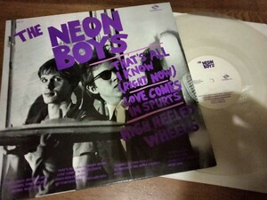 the neon boys. richard hell. tom verlaine. 5曲入りミニアルバム、UK盤レア リチャード・ヘル、トム ヴァーレン　パンク