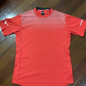 MIZUNO ミズノ トレーニングウェア モレリア 半袖 レッド XL