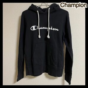 Champion チャンピオン パーカー スウェット トップス メンズレディース プルオーバー スポーツ フード 黒 ブラック