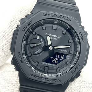 【極美品】CASIO カシオ G-SHOCK デジアナ GA-2100 クォーツ 腕時計 ブラック ジーショック の画像1