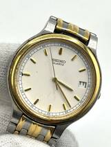 【電池切れ】SEIKO　セイコー　7N42-7A30　白文字盤　コンビ　ラウンドフェイス　ケース：3.1　腕回り：16.5_画像1