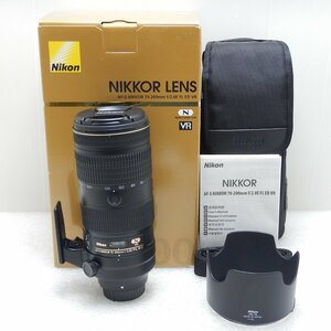 【美品】Nikon AF-S NIKKOR 70-200mm f/2.8E FL ED VR 大口径 望遠ズームレンズ Fマウント 中古 071