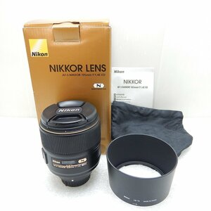 【1円開始】Nikon AF-S NIKKOR 105mm f/1.4E ED 大口径 中望遠レンズ ニコン 中古【フォーカス切り換えスイッチ不良 ジャンク品】