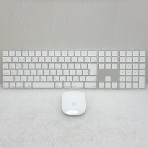 【中古】★送料無料★ Apple Magic Keyboard テンキー有日本語マジックキーボードA1843 マジックマウス2 A1657 セット 073