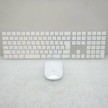 【中古】★送料無料★ Apple Magic Keyboard テンキー有日本語マジックキーボードA1843 マジックマウス2 A1657 セット 078_画像1