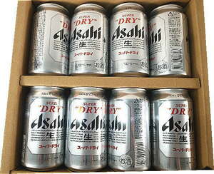 アサヒ　スーパードライ　350ml　８缶ｘ４ケース　賞味期限　2024.08　未開封　