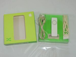 Apple iPod shuffle M9724J/A 第1世代 512MB 動作未確認 ジャンク 付属品揃い 本体 イヤホン ネックストラップ CD-ROM