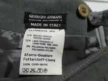 GIORGIO ARMANI　MADE IN ITALY　ジョルジオアルマーニ　セットアップ　2ピース　フォーマル_画像9