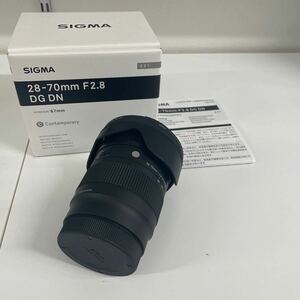 A2104/【美品】SIGMA 28-70mm F2.8 DG DN レンズ　Lマウント67mm Cnntemporary シグマ D6DH