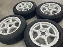 希少 当時物 Buddy club P1 Racing レーシング 15インチ 7.0j 4/100 +45 ピレリ チントゥラート P6 195/60R15 JDM シビック インテグラ_画像1