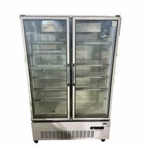 レイキ　冷蔵ショーケース 冷蔵リーチインショーケース　業務用 動作品！単相200V 467CUB-3 大容量！_画像1