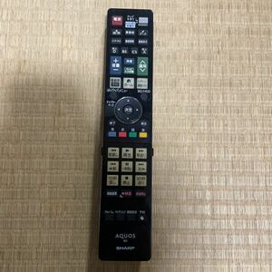 動作確認済み【SHARP】◆AQUOS◆ GA908PA BD TV テレビリモコン シャープ アクオス 中古4