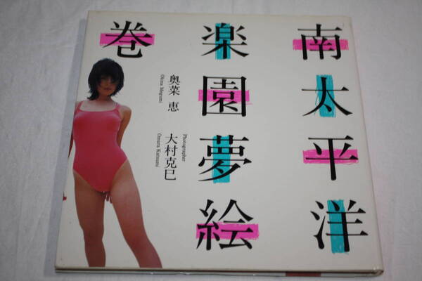 送料無料 奥菜恵 写真集 美品 芸能人/女優/タレント/セクシー水着ビキニ/アイドル雑誌/プレミア本/明星/GORO/週刊プレイボーイ