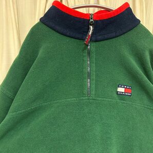 TOMMY HILFIGER 90s ハーフジップ　フリース　古着