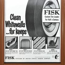 ■即決◆1953年(昭和28年) FISK TIRES フィスク タイヤ USラバー【B4-3570】アメリカ ビンテージ雑誌広告【B4額装品】当時物/本物 ★同梱可_画像5