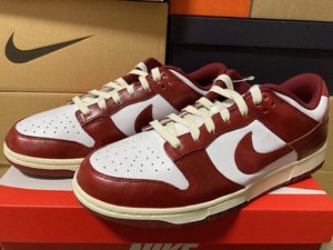 NIKE WMNS DUNK LOW PREMIUM TEAM RED AND WHITE WMNS 28.5cm