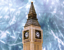 【＊f＊】リリパットレーン 1998 ミニチュアハウス オブジェ ジオラマ Big Ben 世界遺産 ビッグベン 英国国会議事堂 時計塔 スーパーモデル_画像1