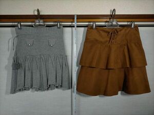 AW115 *2 point set *[Agneau 7] & [LIZ LISA] skirt size free autumn winter 