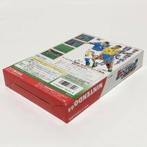 ニンテンドウ64 実況ワールドサッカー フランス98 箱説付き 痛みあり NINTENDO 64 Jikkyou World Soccer World Cup France 98 CIB Konami_画像5