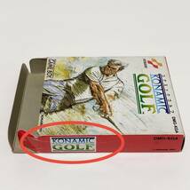 ゲームボーイ コナミックゴルフ 箱説付き 痛みあり コナミ 動作確認済み Nintendo GameBoy Konamic Golf CIB Tested Konami_画像5