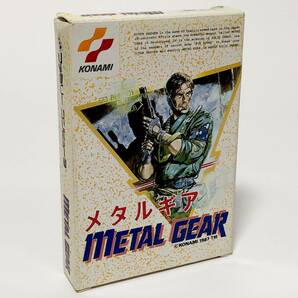 ファミコン メタルギア 箱説付き キャラカード付き 痛みあり 動作確認済み コナミ Nintendo Famicom Metal Gear CIB Tested Konamiの画像2