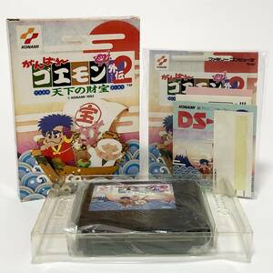 ファミコン がんばれゴエモン外伝2 天下の財宝 箱説付き 痛みあり コナミ Nintendo Famicom Ganbare Goemon Gaiden 2 CIB Tested Konami