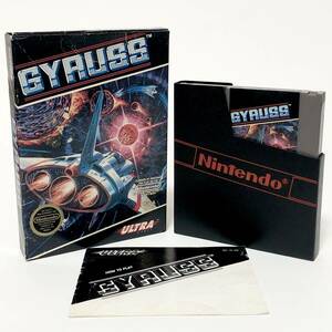北米版 ファミコン NES Gyruss / ジャイラス 箱説付き 痛みあり 動作確認済み Ultra Games Konami ウルトラゲームズ コナミ
