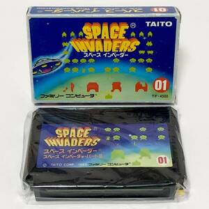 ファミコン スペースインベーダー 箱説付き 痛みあり タイトー レトロゲーム Nintendo Famicom Space Invaders CIB Tested Taito